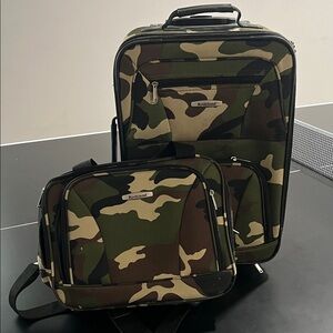 Camouflage Men’s Luggage Set